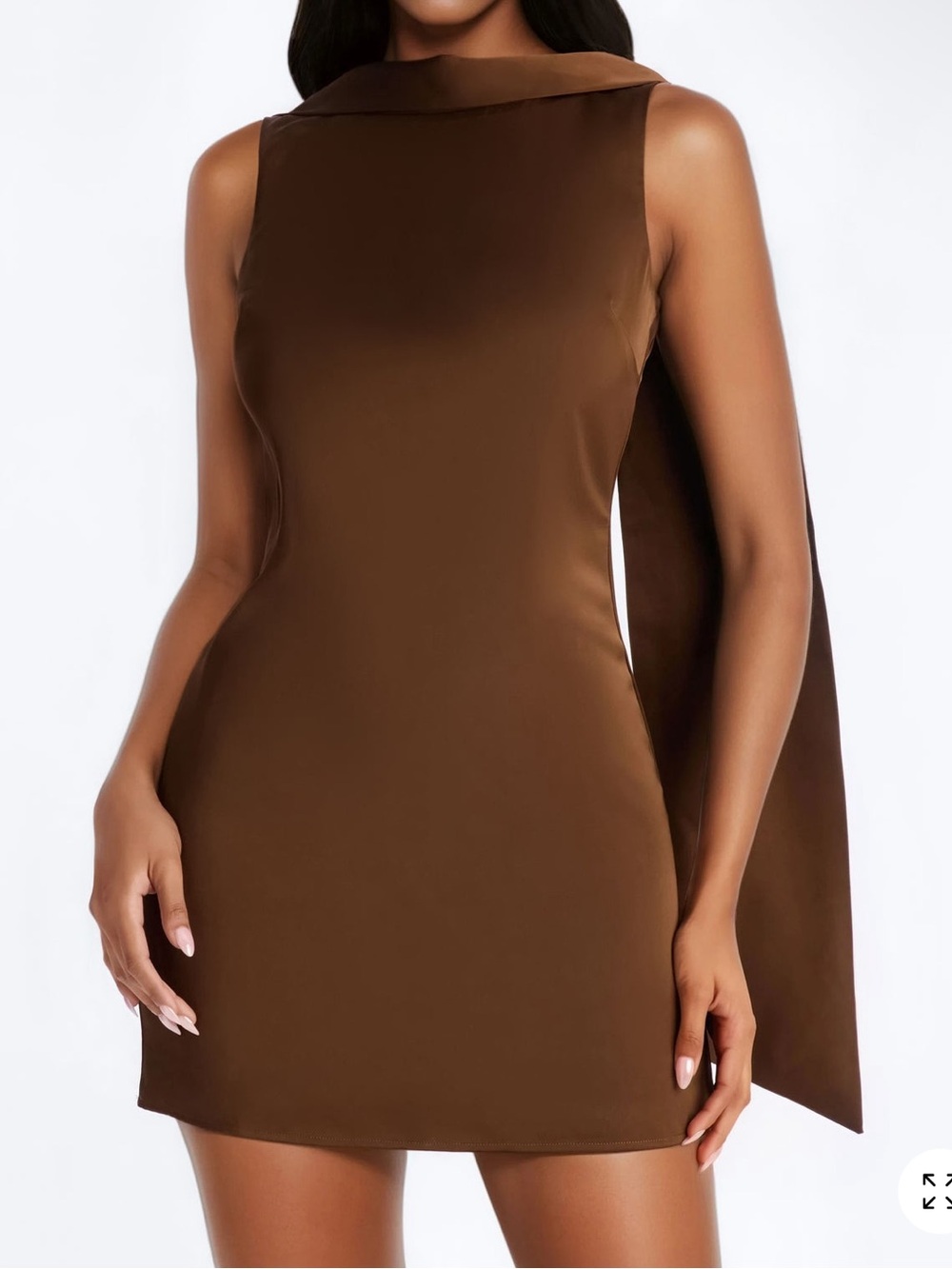 Fashion Nova Selina Satin Mini Dress